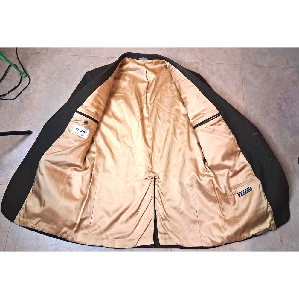 Merit Blazer Brown Camel Hair  Mens 42R - Picture 3 of 8